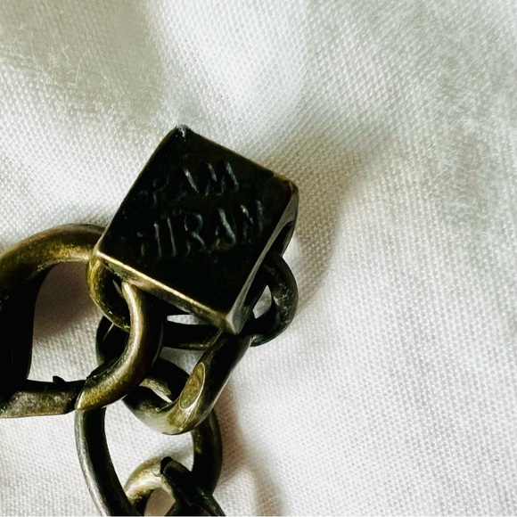 Unique Jewel Tone Labrodite Chunky Pendant Necklace - Picture 11 of 11